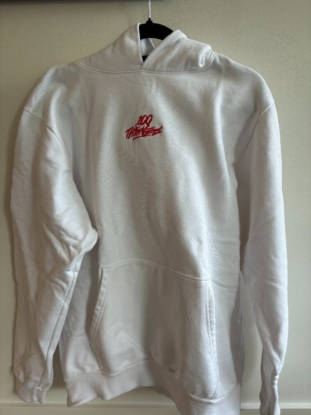 100 Thieves "Enter Infinity" 2021 Limited Drop Hoodie - White - L